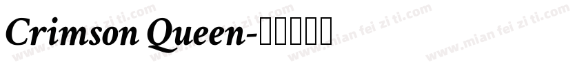 Crimson Queen字体转换
